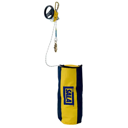 DBI-SALA&reg; Rollgliss R550 Rescue & Descent Device, 300' L, Kernmantle Lifeline Auto-Cam