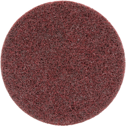 Disque de conditionnement de surface , SC-DR Roloc Scotch-Brite, 4" dia., Grain Moyen, Oxyde d'aluminium Auto-Cam