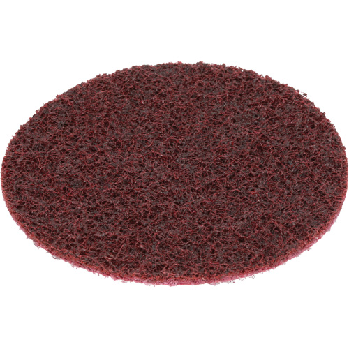 Scotch-Brite Surface Conditioning Disc, SC-DH, 4" Dia., Medium Grit, Aluminum Oxide Auto-Cam