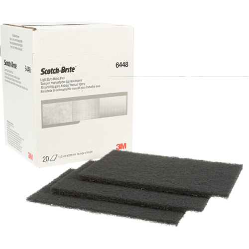 Scotch-Brite General Hand Pad, Silicon Carbide, 6" x 9", Ultra Fine Grit Auto-Cam