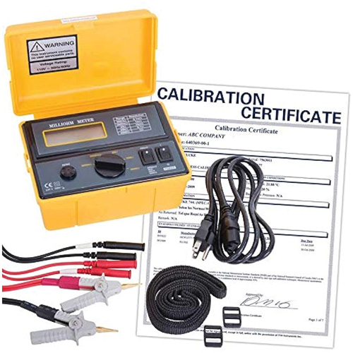 Milli-ohmm&egrave;tre 110 V avec certificat ISO Auto-Cam