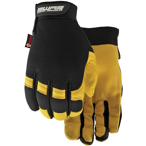 Gants hydrophobes Flextime, Paume Cuir fleur de ch&egrave;vre, Taille Grand Auto-Cam