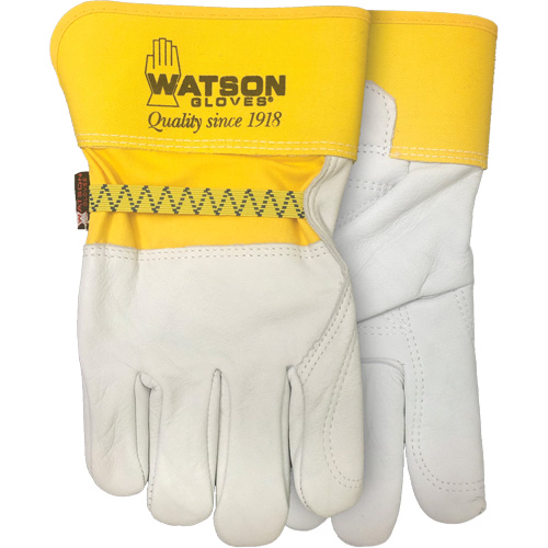 Double Trouble Gloves, One Size, Grain Cowhide Palm Auto-Cam