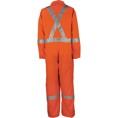 Westex UltraSoft&reg; Unlined Contractor Coveralls, Size 2X-Large, Orange, 8.7 cal/cm² Auto-Cam