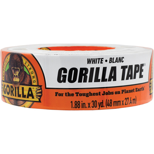 Duct Tape, 17 mils, White, 48 mm (2") x 27.43 m (90') Auto-Cam