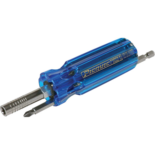 Super 8 Plus Multibit Screwdriver, Plastic Handle Auto-Cam