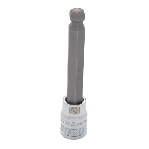 Long SAE Bit Socket, 3/8" x 3-5/8" L, 3/8" Drive Auto-Cam