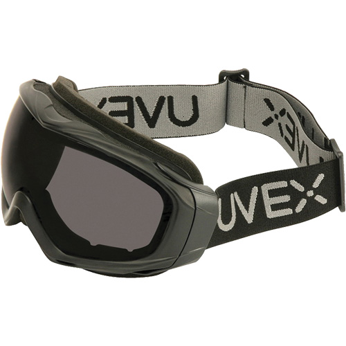 Uvex Sub-Zero Safety Goggles, Grey Lens, Anti-Fog/Anti-Scratch, Closed Vent Auto-Cam