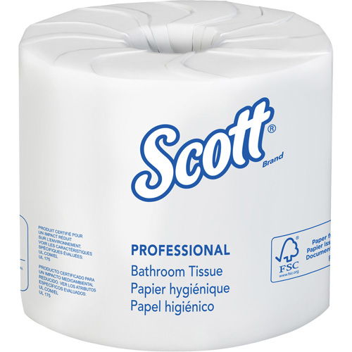 Papier hygi&eacute;nique Scott Essential, 2 Pli, 506 Feuilles/Rouleu, Longueur 169', Blanc Auto-Cam