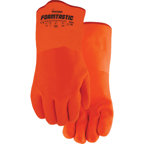 Gants Foamtastic, Taille unique, R&ecirc;vetement PVC, Enveloppe en Mousse Auto-Cam