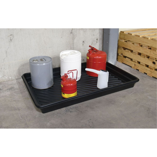 Ultra-Utility Trays&reg;, 24" L x 36" W x 4.75" H, 18 US gal. Spill Capacity Auto-Cam