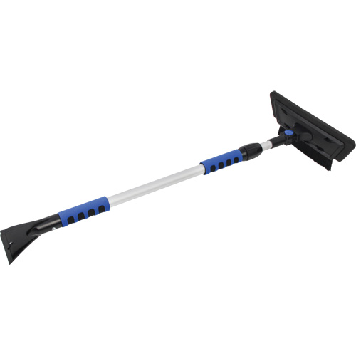 Brosse &agrave; neige, T&eacute;lescopique, lame Mousse de CAV/E, 48" Longueur, Noir/Bleu Auto-Cam