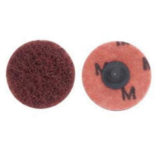 Quick-Change Buffing Disc, 2" Dia., Medium Grit, Aluminum Oxide Auto-Cam