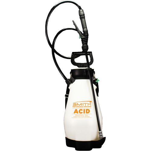 Industrial & Contractor Series Acid Compression Sprayer, 2 gal. (9 L), Polyethylene, 21" Wand Auto-Cam