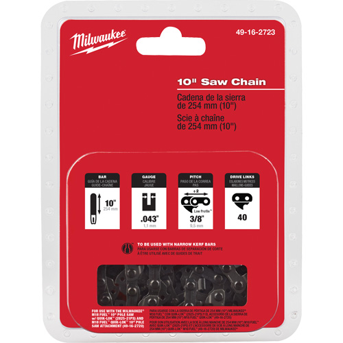 Chaîne de scie M18 Fuel 10" Auto-Cam