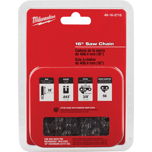 Chaîne de rechange pour scie de 16" Auto-Cam