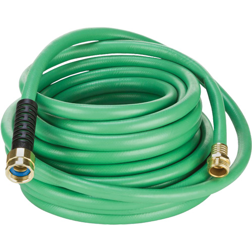 Maxlite Green Garden Hose, Rubber, 1/2" dia. x 50' Auto-Cam