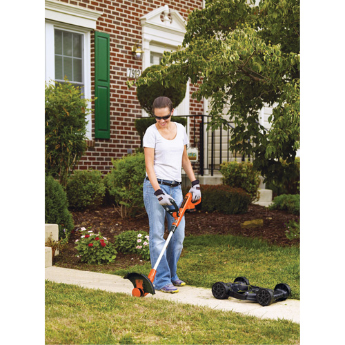 20V Max* Cordless 3-in-1 Compact Mower Kit, Push Walk-Behind, Battery Powered, 12" Cutting Width Auto-Cam