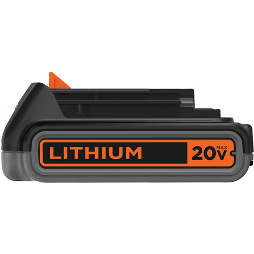 Max* Cordless Tool Battery, Lithium-Ion, 20 V, 2 Ah Auto-Cam