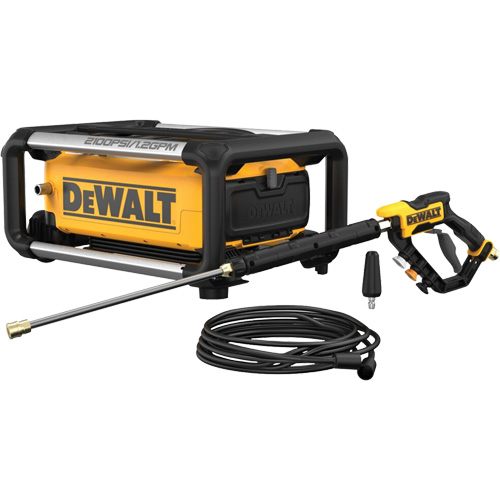 13 Amp Jobsite Cold Water Pressure Washer, Electric, 2100 PSI, 1.2 GPM Auto-Cam