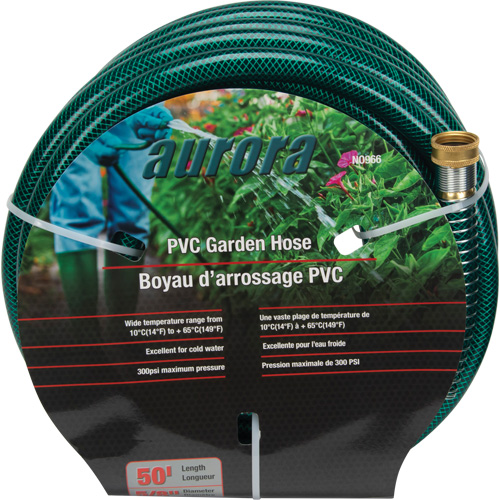 Garden Hose, PVC, 5/8" dia. x 50' Auto-Cam