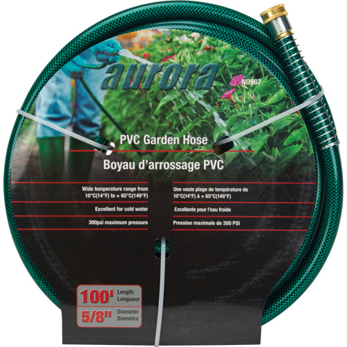 Garden Hose, PVC, 5/8" dia. x 100' Auto-Cam