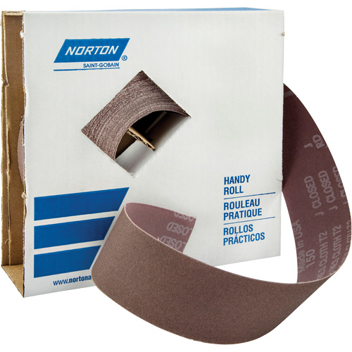 Shop Rolls - Metalite K225 Shop Rolls, Aluminum Oxide, 2" W x 150' L, 400 Grit Auto-Cam