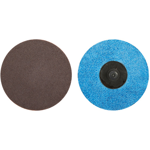 Quick-Change Cloth Disc, 3" Dia., 100 Grit, Aluminum Oxide Auto-Cam