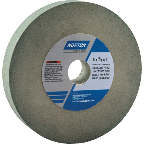 Bench Grinding Wheels - Gemini, 6" x 3/4", 1" Arbor Auto-Cam