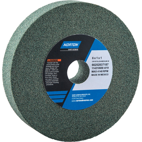 Bench Grinding Wheels - Gemini, 6" x 1", 1" Arbor Auto-Cam