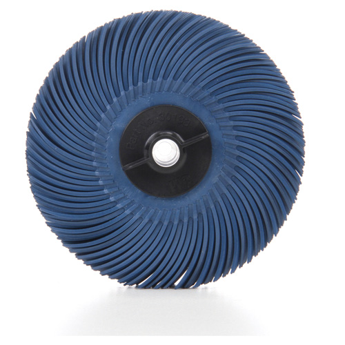 Scotch-Brite Radial Bristle Disc, Aluminum Oxide, 400 Grit, 3" Dia. Auto-Cam