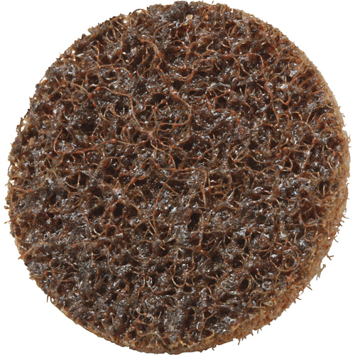 Disque de conditionnement de surface Roloc Scotch-Brite, 1-1/2" dia., Grain Cors&eacute;, Oxyde d'aluminium Auto-Cam