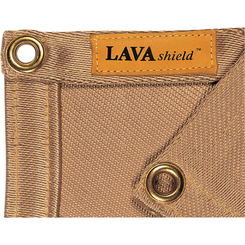 18-Oz. Silica Lavashield Welding Blanket, 3' W x 3' L, Rated Up To 1472°F(800°C) Auto-Cam