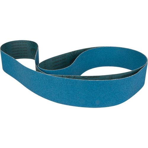 Abrasive Sanding Belt, 4" W x 137" L, Zirconia Alumina, 80 Grit Auto-Cam