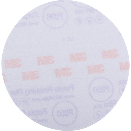 DISQUE FINITION MAUVE 6" HOOKIT GRN P800 50/BTE>, dia 6", Grain P800 Auto-Cam