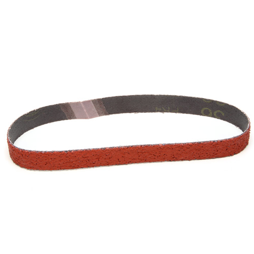 Cloth Belt, 1/2" W x 18" L, Ceramic, 40 Grit Auto-Cam