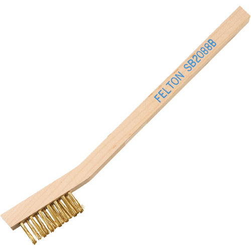 Petites brosses de nettoyage, Nylon, 3 x 7 rangs de fils, Longueur 7-3/4" Auto-Cam