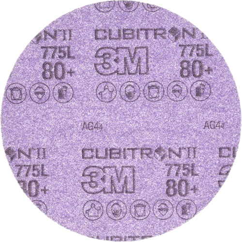 6" Cubitron II 775L Disc - 80 Grit, 6" Dia., 80+ Grit Auto-Cam