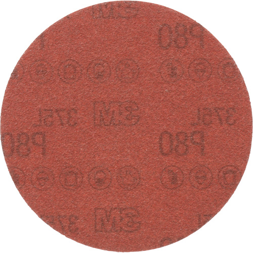 Disque de ponçage 375L 5" de 3M, dia 5", Grain P80, Oxyde d'aluminium Auto-Cam