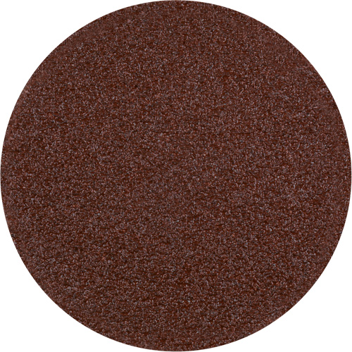 Disque de ponçage de 3" &agrave; endos blocable, 3" dia., Grain 36, Oxyde d'aluminium Auto-Cam