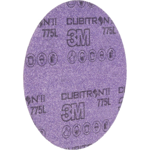 3M Hookit Film Disc, 6" Dia., 320+ Grit, Ceramic, C-Weight Auto-Cam