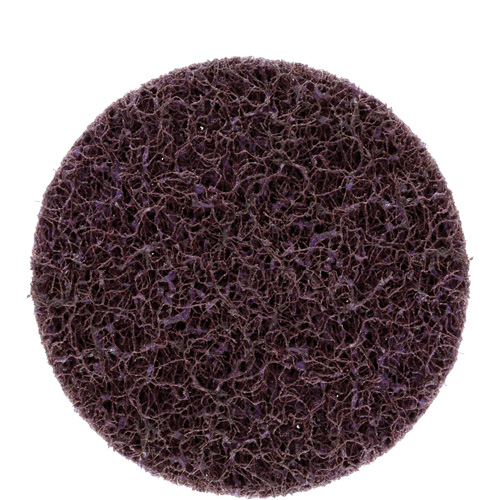 Disque de brossage et de finition Roloc Scotch-Brite, 3" dia., Grain Moyen, Carbure de silicium Auto-Cam