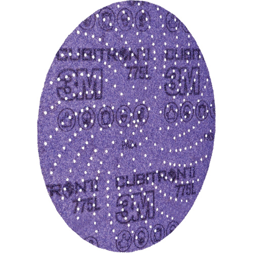 Disque abrasif 775L Cubitron II Hookit, dia 5", Grain 80+, C&eacute;ramique, Poids F Auto-Cam
