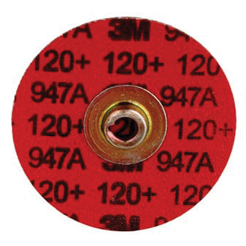 Disque &agrave; bordure durable Cubitron II Roloc, 3" dia., Grain 120+, C&eacute;ramique Auto-Cam