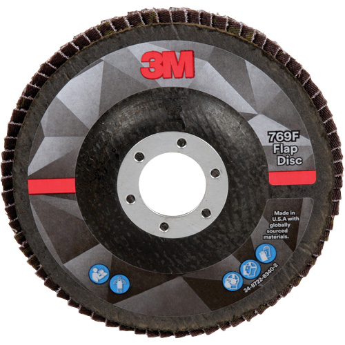 769F Quick Change Flap Disc, 5" x 7/8", Type 27, 40+ Grit, Ceramic Auto-Cam