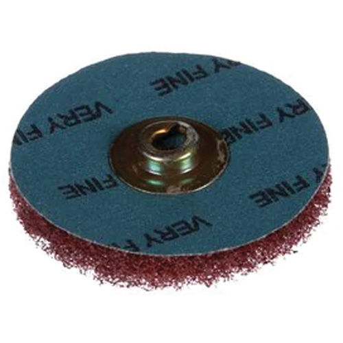 Disque HS de polissage et de brossage &agrave; changement rapide Standard Abrasives, 2" dia., Grain Tr&egrave;s fin, Oxyde d'aluminium Auto-Cam
