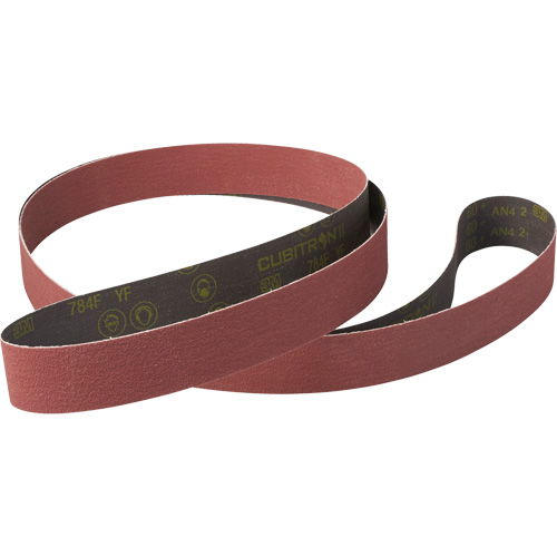 Cubitron II 784F Cloth Belt, 3/4" W x 18" L, Ceramic, 50+ Grit Auto-Cam