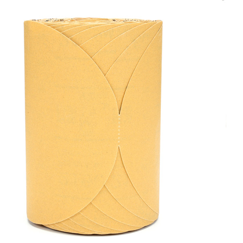 Rouleau de disques dor&eacute;s 216U Stikit, Oxyde d'aluminium, 6" la x 87' lo, Grain P180 Auto-Cam