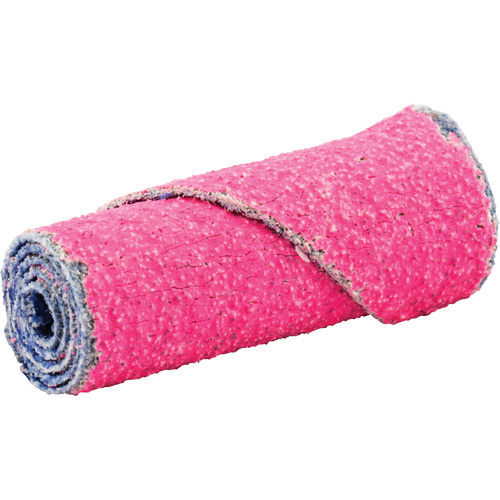 R982 Cartridge Roll, 80 Grit, 1/2" Dia., Ceramic Alumina, 1-1/2" L, 1/8" Arbor Auto-Cam