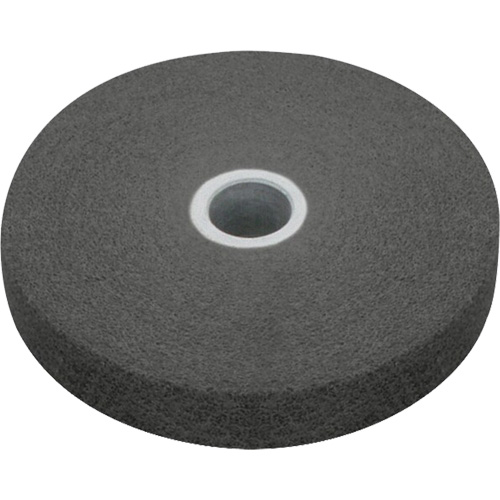 Scotch-Brite EXL Unitized Wheel, 4" x 1/4", 1/4" Arbor, Fine Grit, Silicon Carbide Auto-Cam
